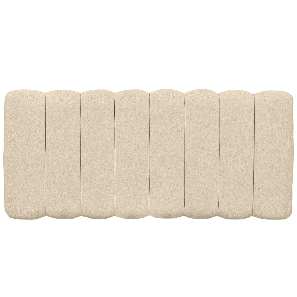 Cabeceira Cama Box Painel Casal 140 cm Dubai W01 Linho Cru - Lyam Decor