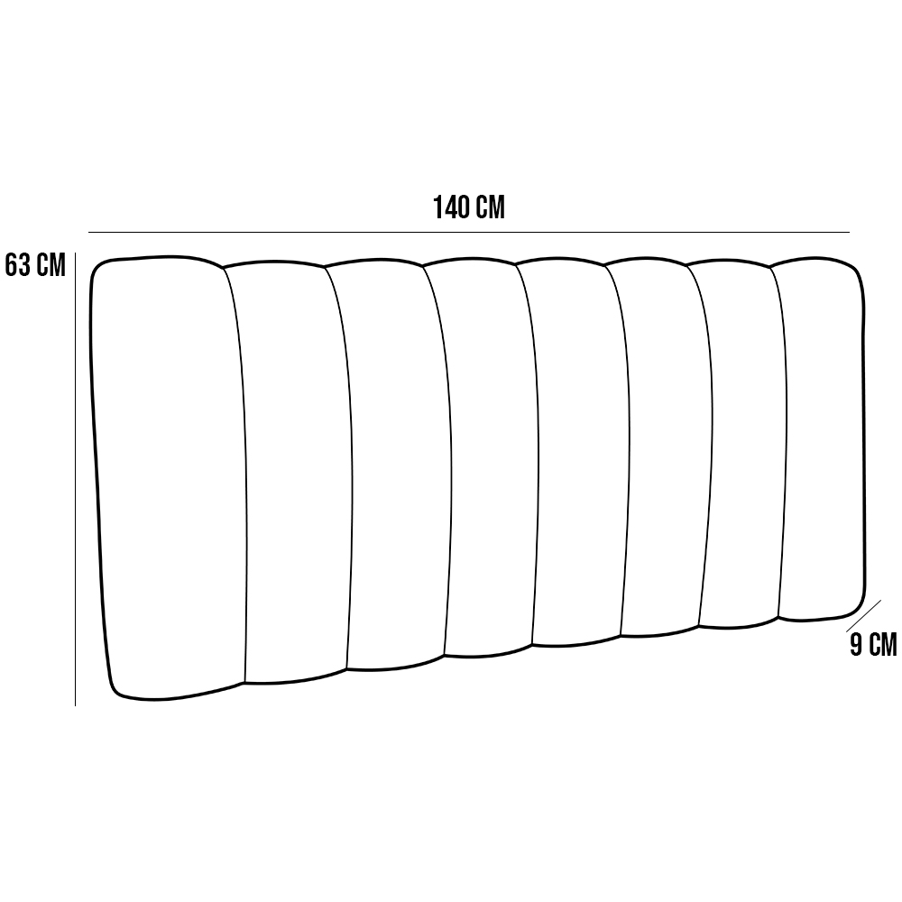 Cabeceira Cama Box Painel Casal 140 cm Dubai W01 Linho Rosê - Lyam Decor