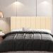 Cabeceira Cama Box Painel Casal 140 cm Dubai W01 Suede Bege - Lyam Decor