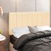 Cabeceira Cama Box Painel Casal 140 cm Dubai W01 Suede Bege - Lyam Decor