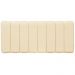 Cabeceira Cama Box Painel Casal 140 cm Dubai W01 Suede Bege - Lyam Decor