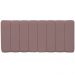 Cabeceira Cama Box Painel Casal 140 cm Dubai W01 Suede Rosê - Lyam Decor