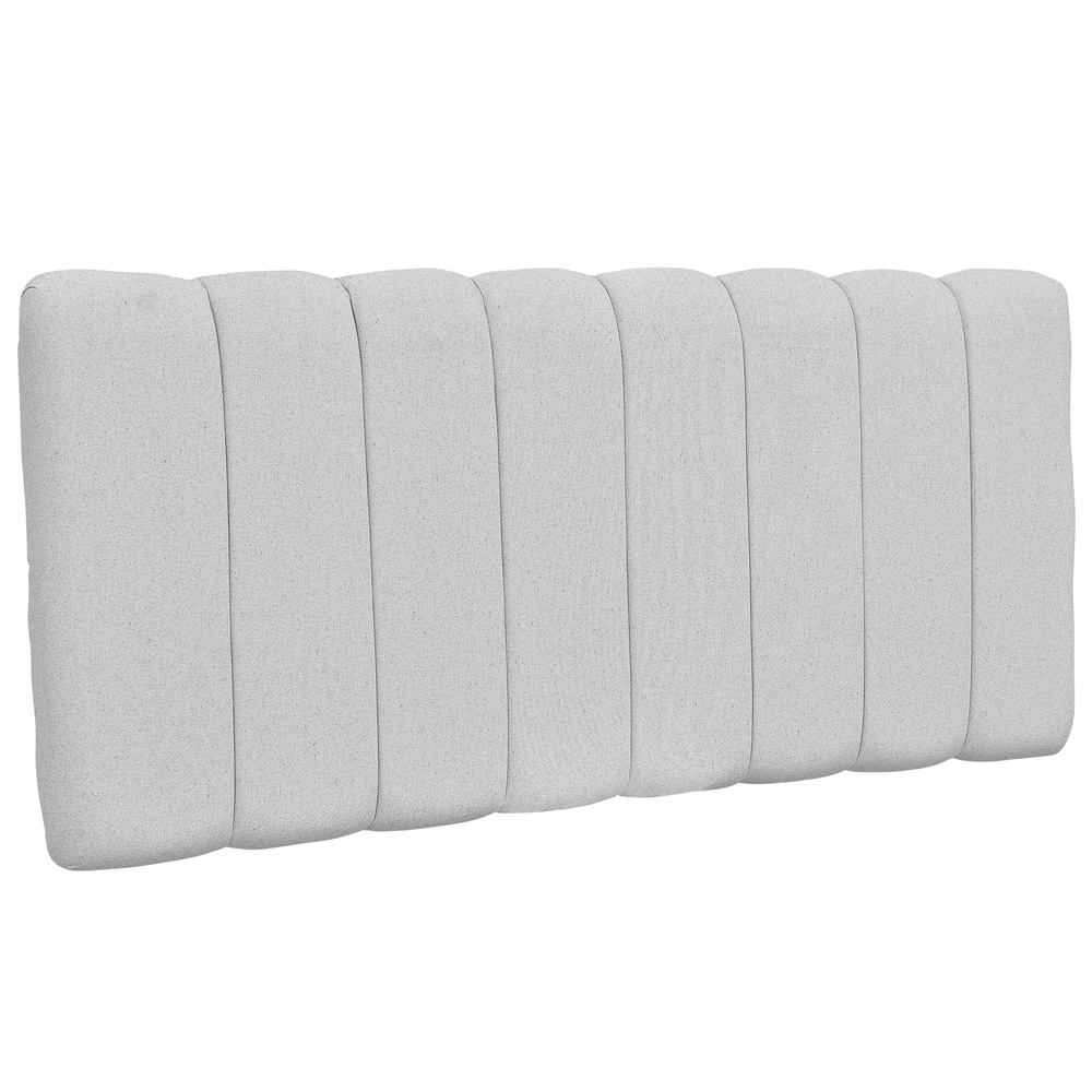 Cabeceira Cama Box Painel Casal 160 cm Dubai W01 Linho Cinza - Lyam Decor