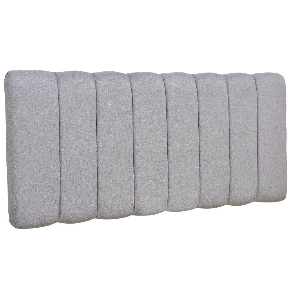 Cabeceira Cama Box Painel Casal 160 cm Dubai W01 Linho Cinza Escuro - Lyam Decor