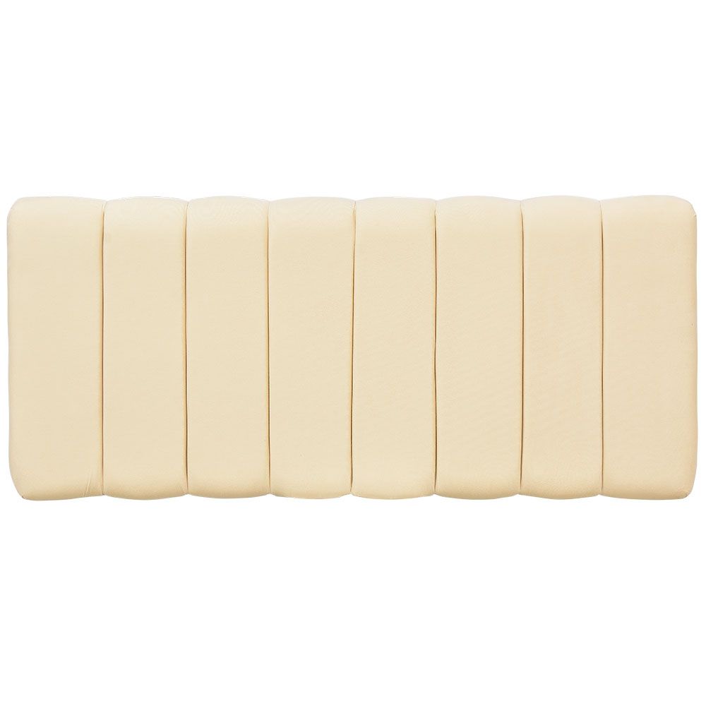 Cabeceira Cama Box Painel Casal 160 cm Dubai W01 Suede Bege - Lyam Decor