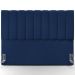 Cabeceira Cama Box Painel Casal Queen 160 cm Dália W01 Suede Azul Marinho - Lyam Decor