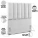 Cabeceira Cama Box Painel Solteiro 100 Cm Dália W01 Facto Cinza Metalizado - Lyam Decor