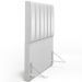 Cabeceira Cama Box Painel Solteiro 100 Cm Dália W01 Facto Cinza Metalizado - Lyam Decor