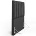 Cabeceira Cama Box Painel Solteiro 100 Cm Dália W01 Facto Preto Metalizado - Lyam Decor