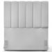 Cabeceira Cama Box Painel Solteiro 100 cm Dália W01 Linho Cinza - Lyam Decor