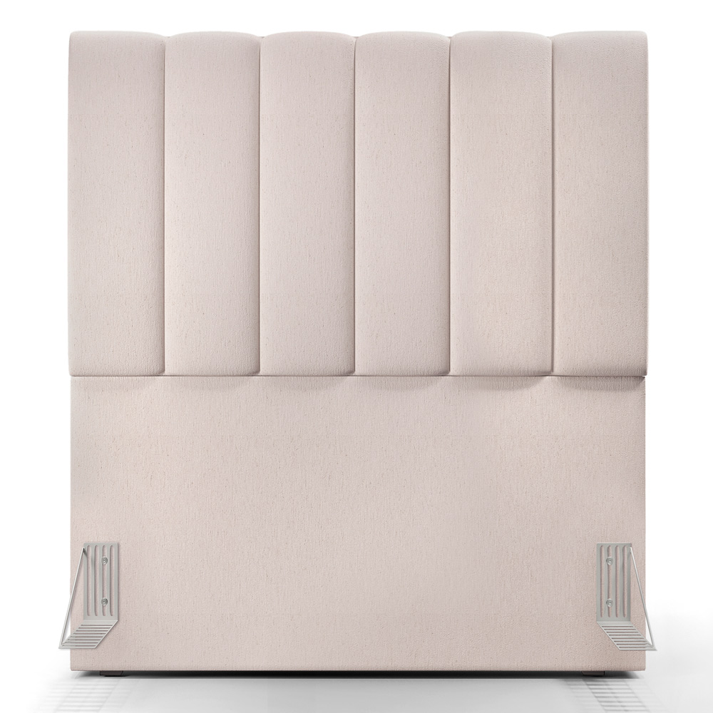 Cabeceira Cama Box Painel Solteiro 100 cm Dália W01 Linho Cru - Lyam Decor