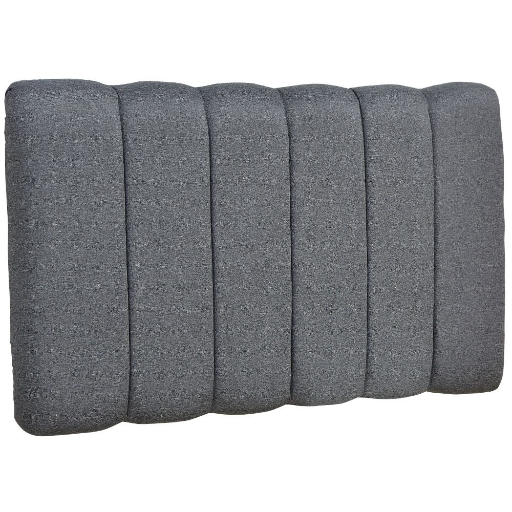 Cabeceira Cama Box Painel Solteiro 100 cm Dubai W01 Linho Chumbo - Lyam Decor