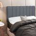 Cabeceira Cama Box Painel Solteiro 100 cm Dubai W01 Linho Chumbo - Lyam Decor