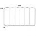 Cabeceira Cama Box Painel Solteiro 100 cm Dubai W01 Linho Chumbo - Lyam Decor