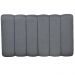 Cabeceira Cama Box Painel Solteiro 100 cm Dubai W01 Linho Chumbo - Lyam Decor