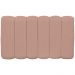 Cabeceira Cama Box Painel Solteiro 100 cm Dubai W01 Linho Rosê  - Lyam Decor
