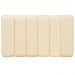 Cabeceira Cama Box Painel Solteiro 100 cm Dubai W01 Suede Bege - Lyam Decor