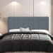 Cabeceira Cama Box Painel Solteiro 100 cm Dubai W01 Suede Cinza - Lyam Decor