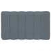 Cabeceira Cama Box Painel Solteiro 100 cm Dubai W01 Suede Cinza - Lyam Decor