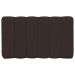 Cabeceira Cama Box Painel Solteiro 100 cm Dubai W01 Suede Marrom - Lyam Decor