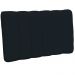 Cabeceira Cama Box Painel Solteiro 100 cm Dubai W01 Suede Preto - Lyam Decor