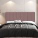 Cabeceira Cama Box Painel Solteiro 100 cm Dubai W01 Suede Rosê - Lyam Decor