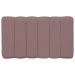 Cabeceira Cama Box Painel Solteiro 100 cm Dubai W01 Suede Rosê - Lyam Decor