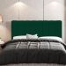 Cabeceira Cama Box Painel Solteiro 100 cm Dubai W01 Suede Verde Musgo - Lyam Decor