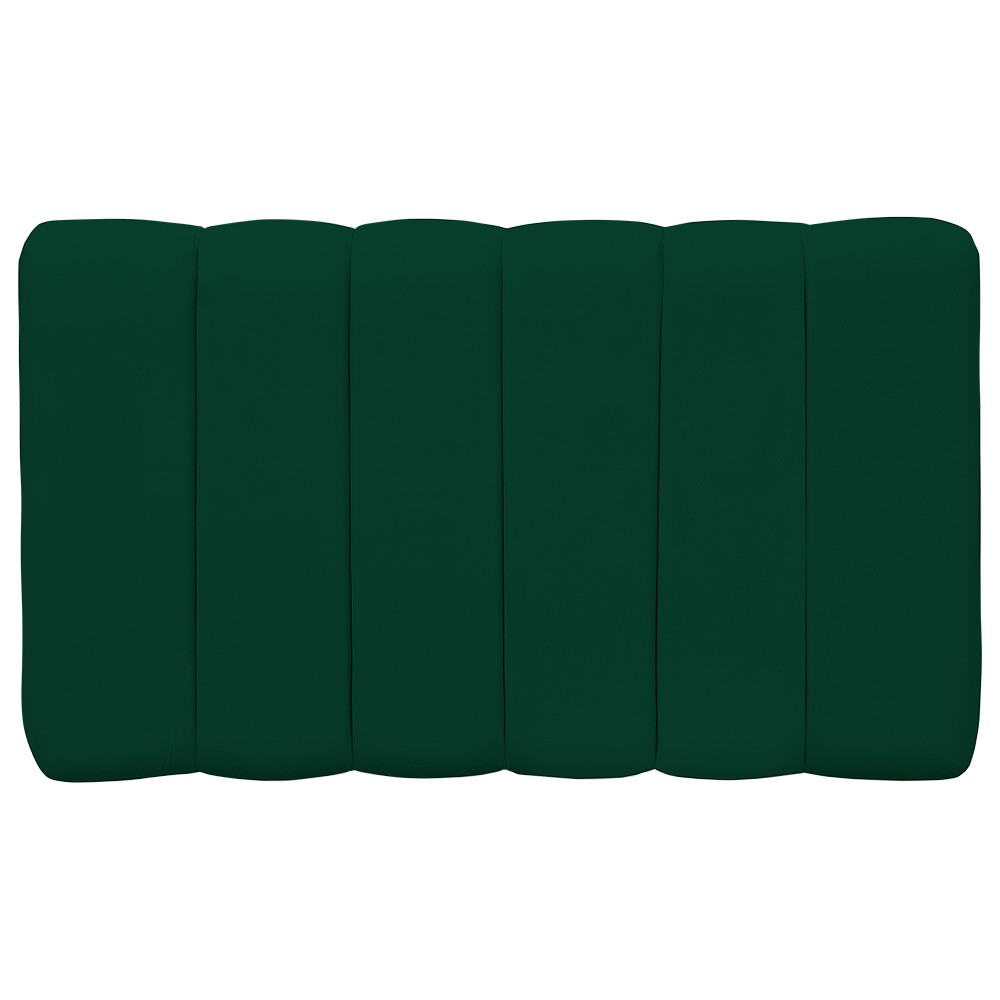 Cabeceira Cama Box Painel Solteiro 100 cm Dubai W01 Suede Verde Musgo - Lyam Decor