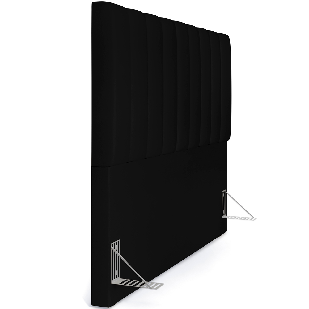 Cabeceira Cama Box Queen 160 cm Dália W01 Facto Preto - Lyam Decor