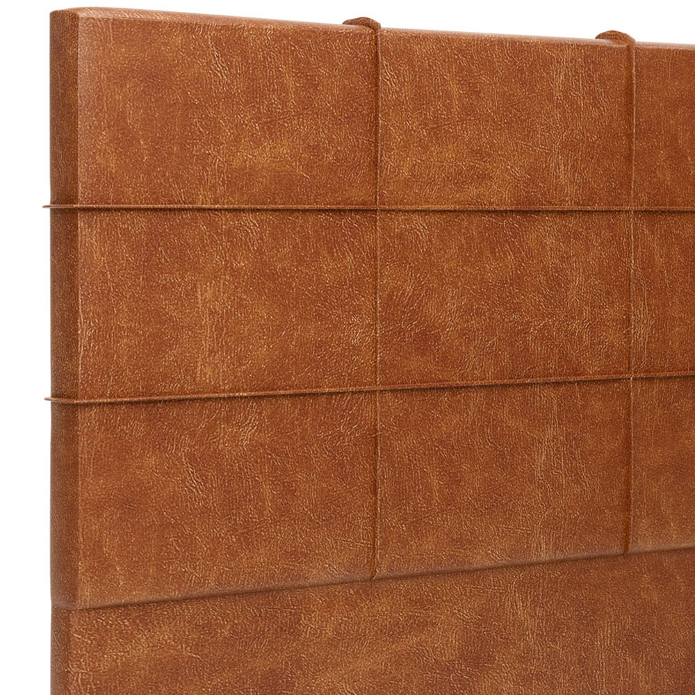 Cabeceira Cama Box Queen 160 cm Roma W01 Couríssimo Camel - Lyam