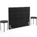 Cabeceira Cama Box Queen 160 cm Roma W01 Linho Chumbo - Lyam