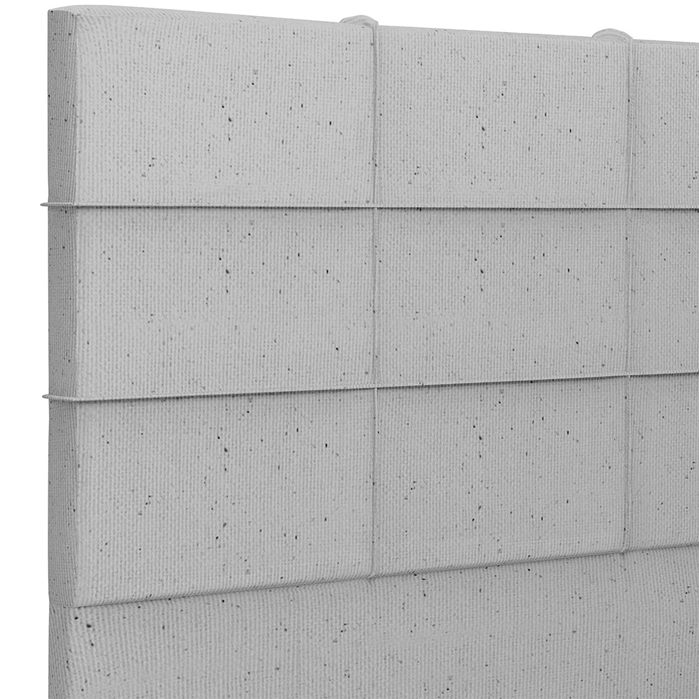 Cabeceira Cama Box Queen 160 cm Roma W01 Linho Cinza - Lyam