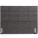 Cabeceira Cama Box Queen 160 cm Roma W01 Linho Cinza Escuro - Lyam
