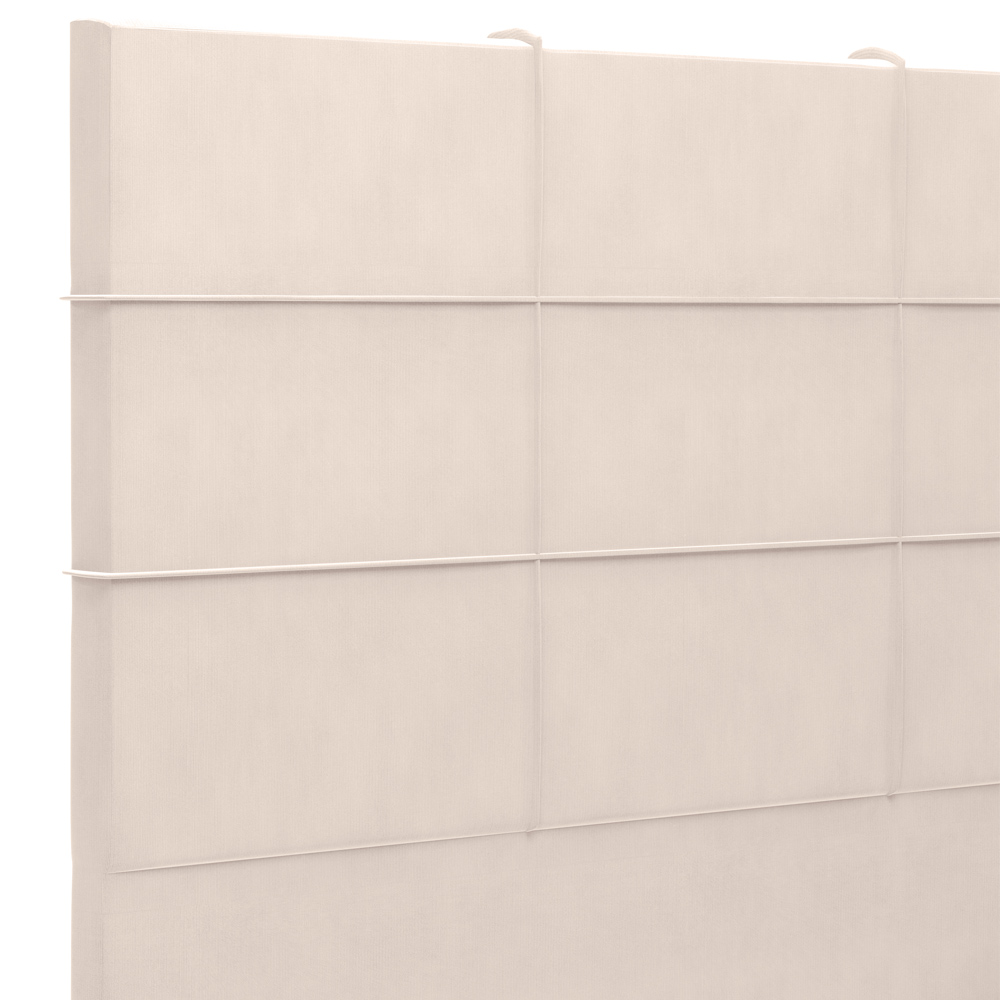 Cabeceira Cama Box Queen 160 cm Roma W01 Suede Bege - Lyam