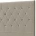 Cabeceira Cama Box Queen 160cm Estofada Frizza P05 Veludo Bege - Lyam Decor