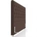 Cabeceira Cama Box Queen 160cm Estofada Frizza P05 Veludo Marrom - Lyam Decor