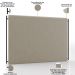 Cabeceira Cama Box Queen 160cm Estofada Goya P05 Suede Bege - Lyam Decor