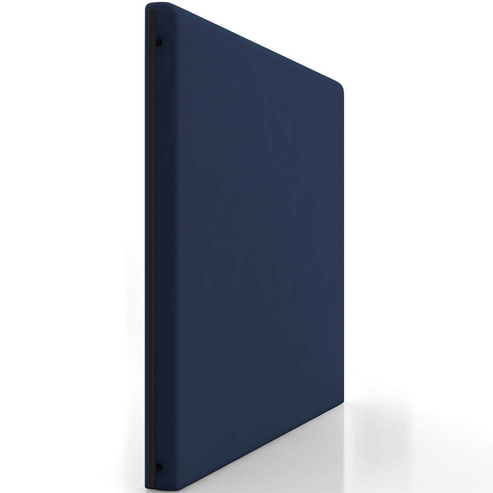Cabeceira Cama Box Queen 160cm Estofada Goya P05 Veludo Azul Marinho - Lyam Decor