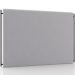 Cabeceira Cama Box Queen 160cm Estofada Goya P05 Veludo Cinza - Lyam Decor