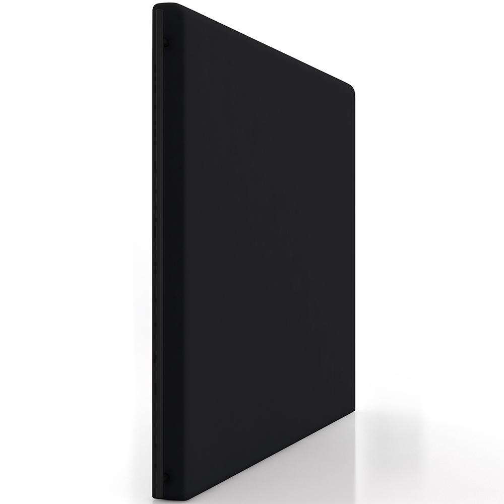 Cabeceira Cama Box Queen 160cm Estofada Goya P05 Veludo Preto - Lyam Decor