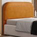 Cabeceira Cama Box Queen 160cm Orgânica Lanna W01 Couríssimo Whisky - Lyam Decor