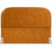 Cabeceira Cama Box Queen 160cm Orgânica Lanna W01 Couríssimo Whisky - Lyam Decor