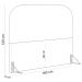 Cabeceira Cama Box Queen 160cm Orgânica Lanna W01 Suede Bege - Lyam Decor