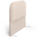 Cabeceira Cama Box Queen 160cm Orgânica Lanna W01 Suede Bege - Lyam Decor