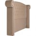 Cabeceira Cama Box Queen com Tachas 160 cm Sofia P05 Veludo Bege - Lyam Decor