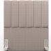 Cabeceira Cama Box Solteiro 100 cm Dália W01 Bouclê Bege - Lyam Decor
