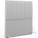 Cabeceira Cama Box Solteiro 100 cm Dália W01 Bouclê Cinza - Lyam Decor