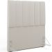 Cabeceira Cama Box Solteiro 100 cm Dália W01 Bouclê Creme - Lyam Decor