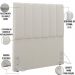 Cabeceira Cama Box Solteiro 100 cm Dália W01 Bouclê Creme - Lyam Decor